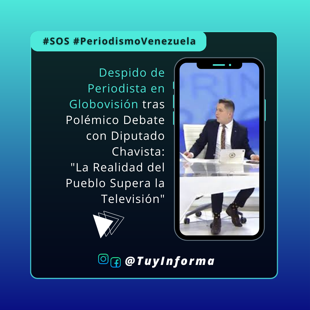 Globovisión ha despedido al periodista Seir Contreras