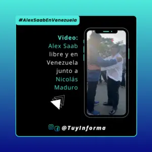Video: Alex Saab libre y en Venezuela junto a Nicolás Maduro