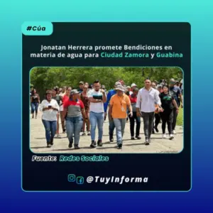 Jonatan Herrera promete Bendiciones en materia de agua para Ciudad Zamora y Guabina