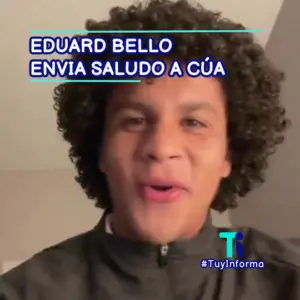 Ícono Vinotinto Eduard Bello envía emotivo mensaje a Cúa, Valles del Tuy