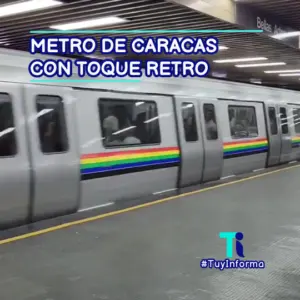 🚊Metro de Caracas con toque retro