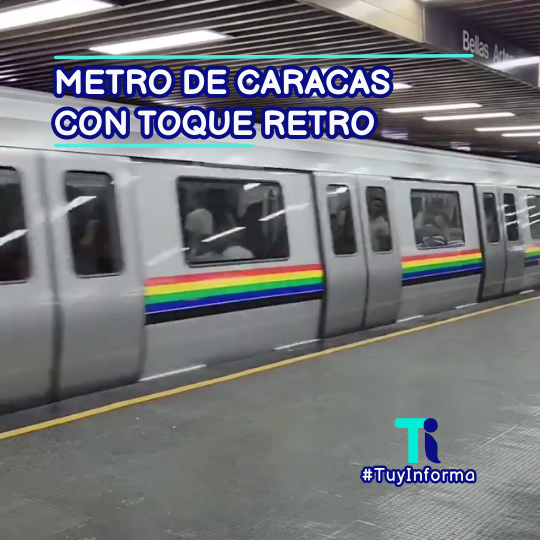 🚊Metro de Caracas con toque retro